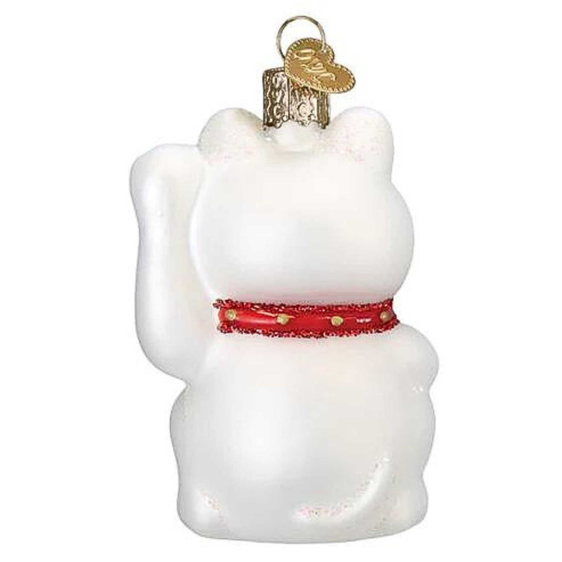 Old World Christmas Lucky Cat - - SBKGifts.com