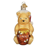 (62780) Old World Christmas Winnie The Pooh, 3.75 Inch, Hunny Childhood Character 12703