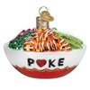 (62782) Old World Christmas Poke Bowl, 2.00 Inch, Popular Hawaiian Dish 32619