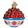 (62784) Old World Christmas Bowl Of Cherries, 2.75 Inch, Delectable Fruit Pie 28149