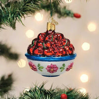 Old World Christmas Bowl Of Cherries - - SBKGifts.com