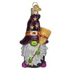 (62788) Old World Christmas Witch Gnome, 4.00 Inch, Clever Disguise Playing Tricks 26096