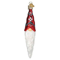 (62790) Old World Christmas Gnomecicle, 6.00 Inch, Frosty Season Blessing Good Luck 24233