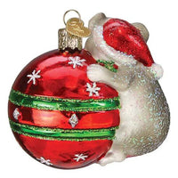 Old World Christmas Playful Christmas Mouse - - SBKGifts.com