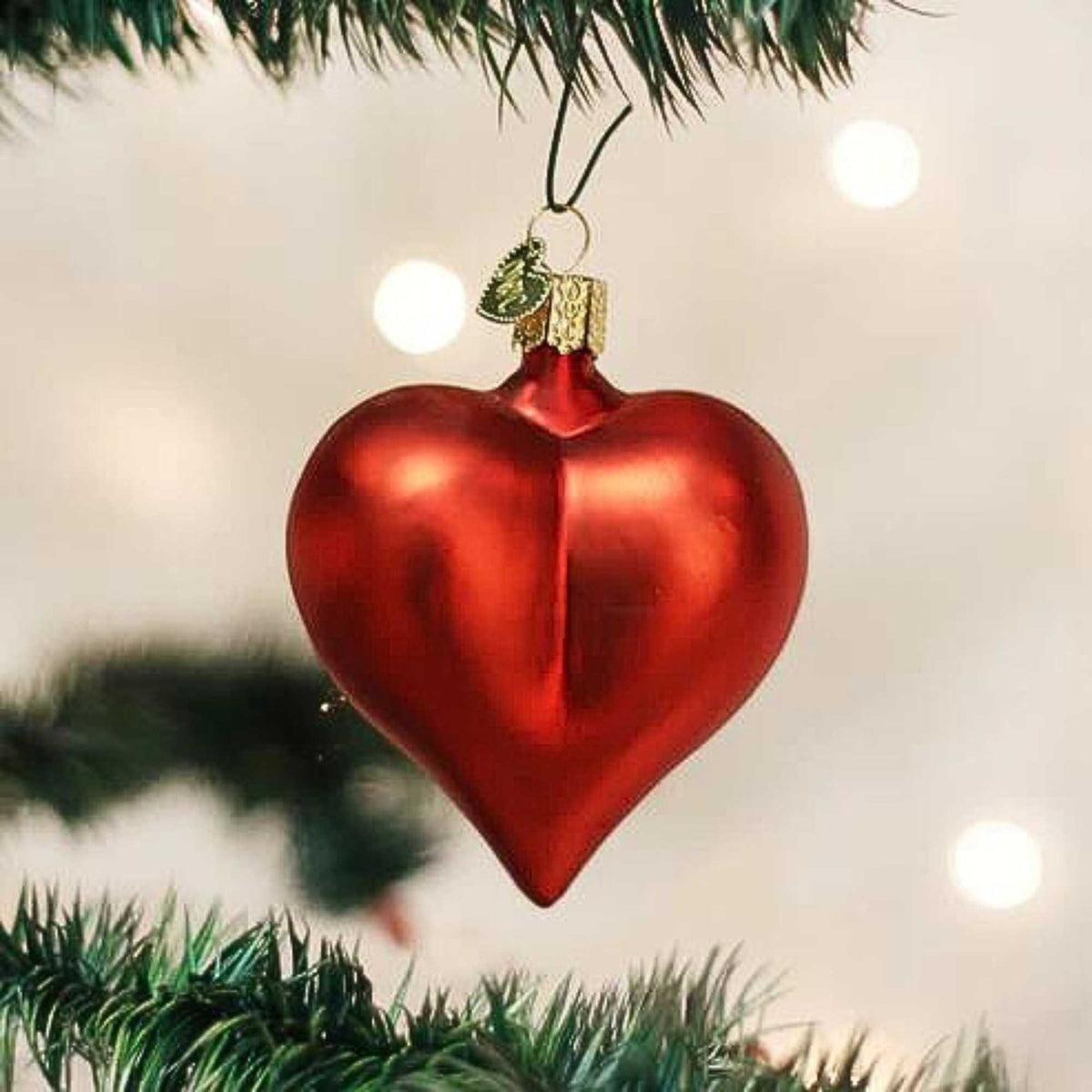 Old World Christmas Large Matte Heart - - SBKGifts.com