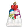 (62795) Old World Christmas Snow Couple's 1St Christmas, 4.75 Inch, Love Romance Happy 24237