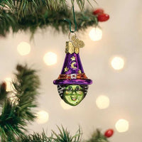 Old World Christmas Mini Witch Head - - SBKGifts.com