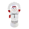 (62871) Roman Lighted Swirl Snowman, 10.00 Inch, Led Confetti Lites 137174