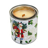 (62887) Tag Fresh Balsam Christmas Tree Tin, 3.50 Inch, Fragrance Candle Wood Wick G17309