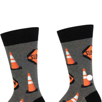 Socksmith Slow For The Cone Zone - - SBKGifts.com