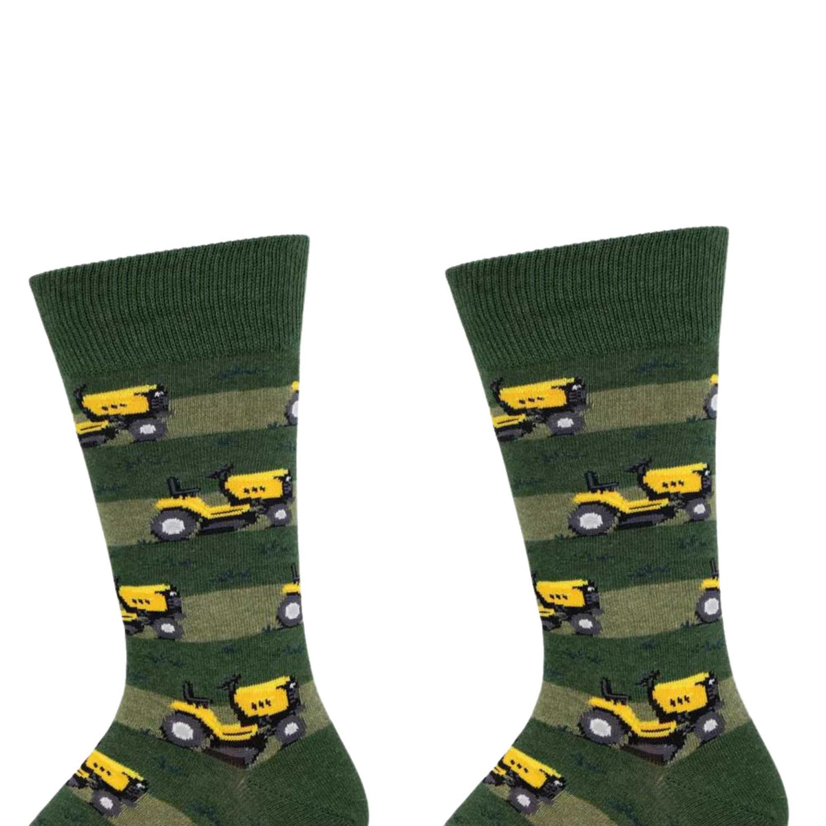 Socksmith Lawn Mower Green Heather - - SBKGifts.com