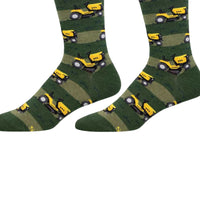 Socksmith Lawn Mower Green Heather - - SBKGifts.com