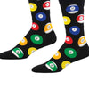 Socksmith Billiard Balls Black Men's Socks - - SBKGifts.com