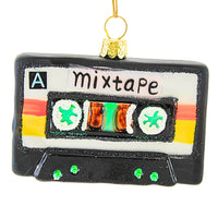 (62892) Cody Foster Vintage Black Mix Tape, 2.00 Inch, Ornament Favorite Song Tea Dance Beach Go923