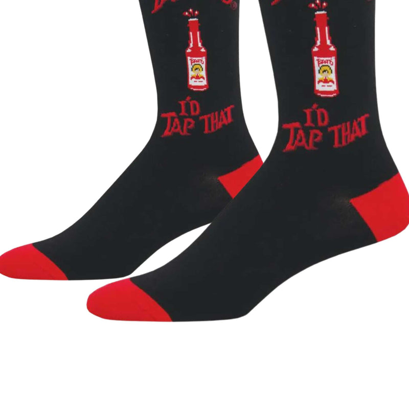 Socksmith I'd Tap That Black Socks - - SBKGifts.com