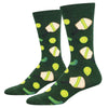 (62898) Socksmith Pickleball Green Sock, 20.00 Inch, Sport Paddle Net Mnc2733