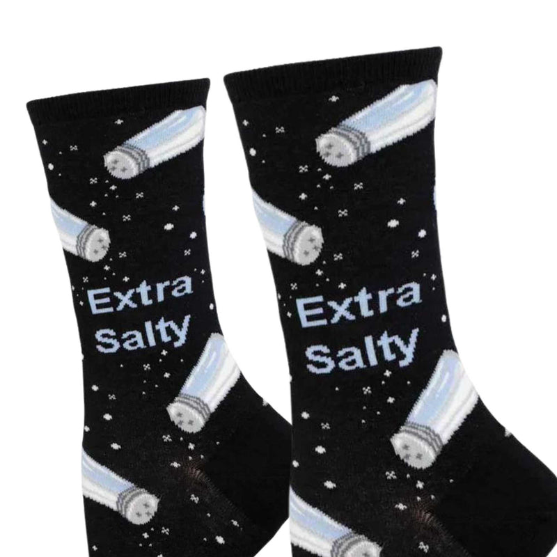 Socksmith Extra Salty Black Socks - - SBKGifts.com