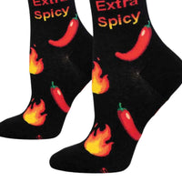 Socksmith Extra Spicy Black Socks - - SBKGifts.com