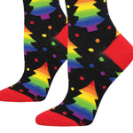 Socksmith Holiday Pride Black Socks - - SBKGifts.com