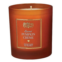 (62907) Old World Christmas Pumpkin Creme Scented Candle, 3.50 Inch, 56002