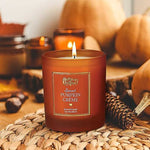 Old World Christmas Pumpkin Creme Scented Candle - - SBKGifts.com