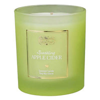 (62908) Old World Christmas Sparkling Apple Cider Scented Candle, 3.50 Inch, Fall Winter Scents Luxurious 56004