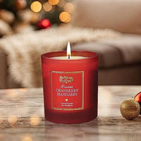 Old World Christmas Sparkling Cranberry Mandarin Scented Candle - - SBKGifts.com