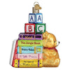 (62911) Old World Christmas Favorite Children's Books, 4.25 Inch, Teddy Bear Heidi Mother Goose 32667