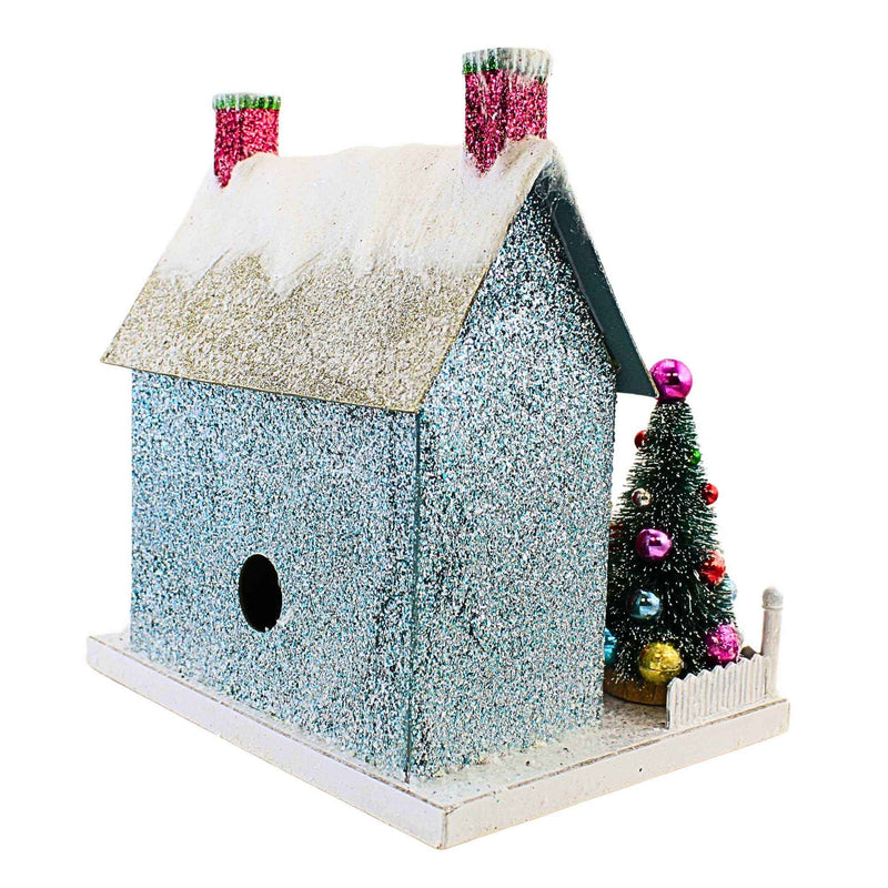 Cody Foster Merry & Bright Glitter Chalet - - SBKGifts.com