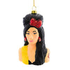 (62933) Cody Foster Amy Winehouse  With Red Bow, 6.00 Inch, Ornament  Music Icon Memorial Singer Blues Go8998