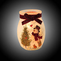 Stony Creek Delightful Snowman Pre-Lit Small Jar - - SBKGifts.com