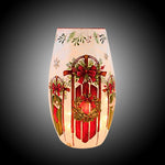 Stony Creek Decorated Sleds Pre-Lit Med Vase - - SBKGifts.com