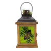 (62958) Stony Creek Whispering Pines Pre-Lit Lantern, 10.50 Inch, Pine Cones Greenery Wpx3397