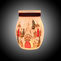 Stony Creek Christmas Chapel Pre-Lit Small Jar - - SBKGifts.com