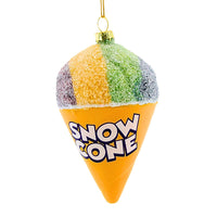 (62974) Cody Foster Rainbow Snow Cone, 4.50 Inch, Ornament Sweet Treat Shaved Ice Fair Go9503