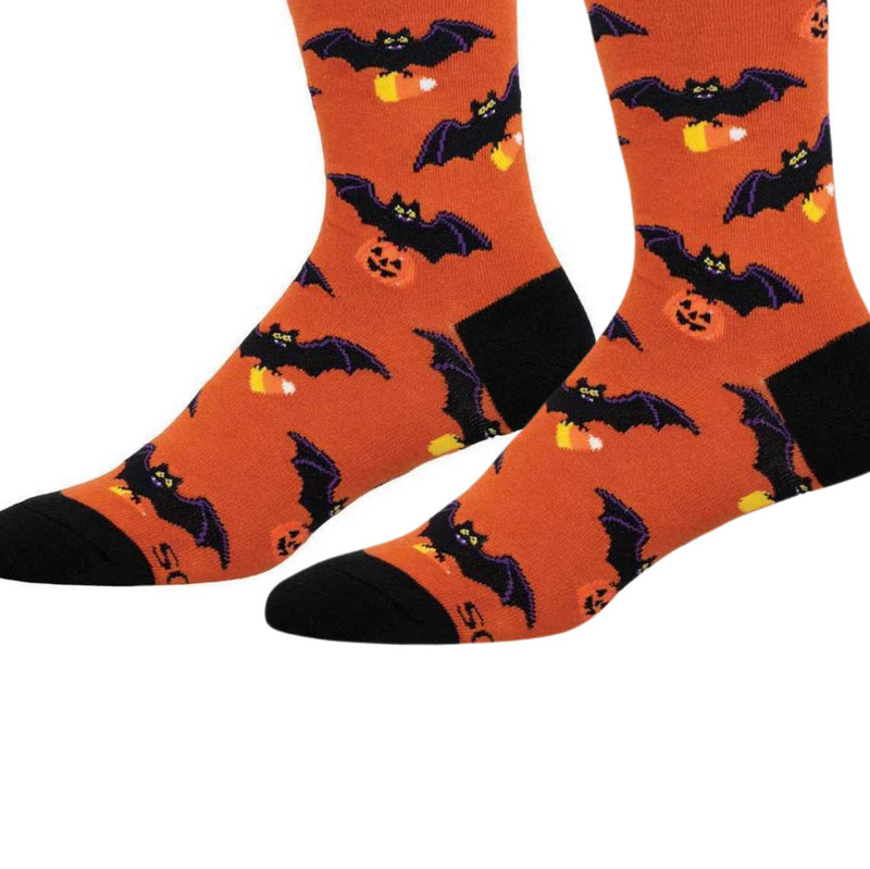 Socksmith Going Batty For Candy Orange - - SBKGifts.com