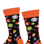 Socksmith Halloween Candy Black - - SBKGifts.com