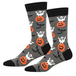 20.00 Inch Spooky Jack-O-Lanterns Charcoal Heather Bats Ghosts Mnc3055 (62980)