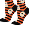 Socksmith Spooky Stripes Orange - - SBKGifts.com