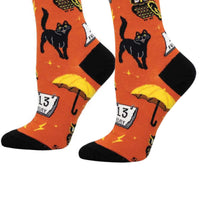 Socksmith Feeling Superstitious Orange - - SBKGifts.com