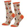 (62985) Socksmith Let's Talk Turkey, 15.00 Inch, Pumpkins Fall Leaves Thanksgiving Wnc3445