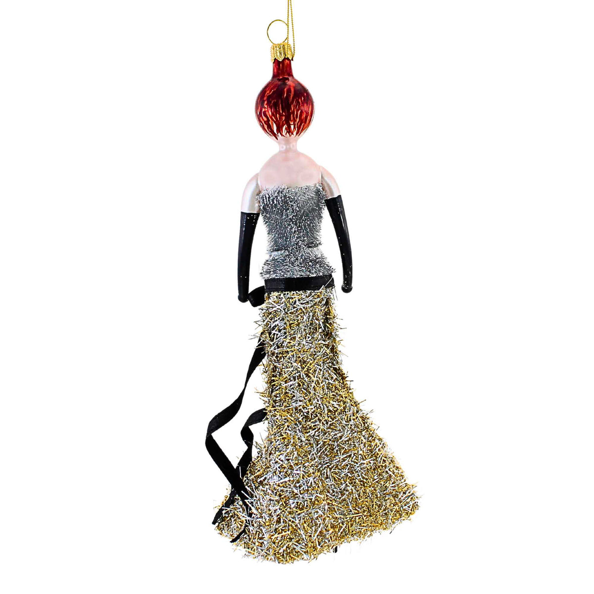 De Carlini Italian Ornaments Bella In Ballgown - - SBKGifts.com