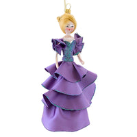 (62999) De Carlini Italian Ornaments Iris In Voile Dress, 7.00 Inch, Ballgown Elegant Holiday Do7824