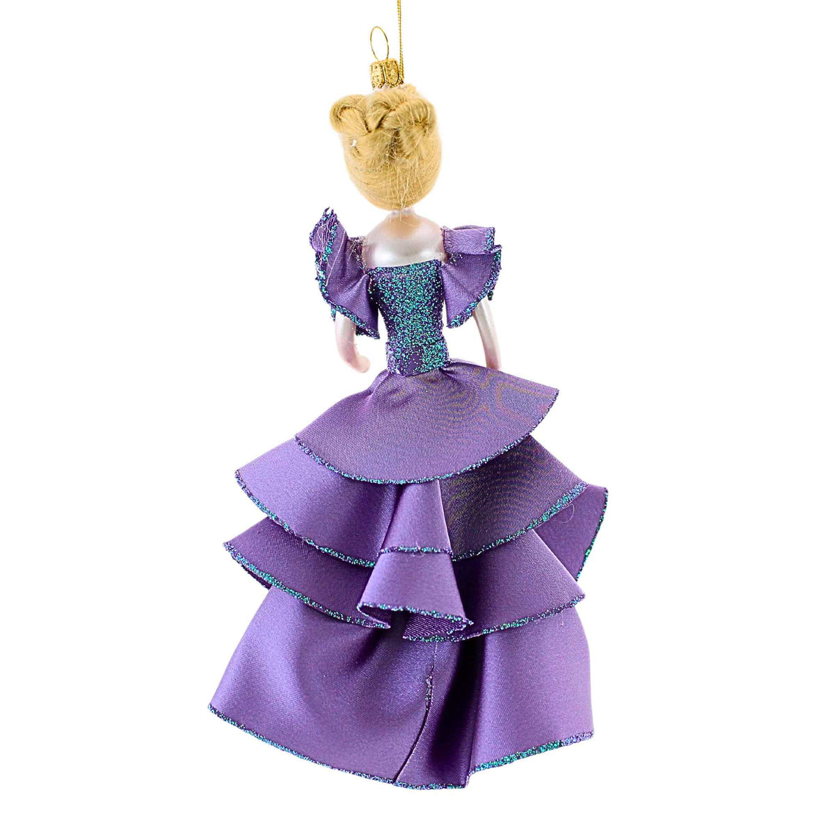 De Carlini Italian Ornaments Iris In Voile Dress - - SBKGifts.com