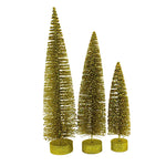 Craftoutlet.Com Gold Glittered Bottle Brush Trees - - SBKGifts.com