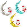 (63018) Heartfully Yours Moon Leaper Triplets, 6.00 Inch, Santa Italy Ornament 23468*23468A*23468B