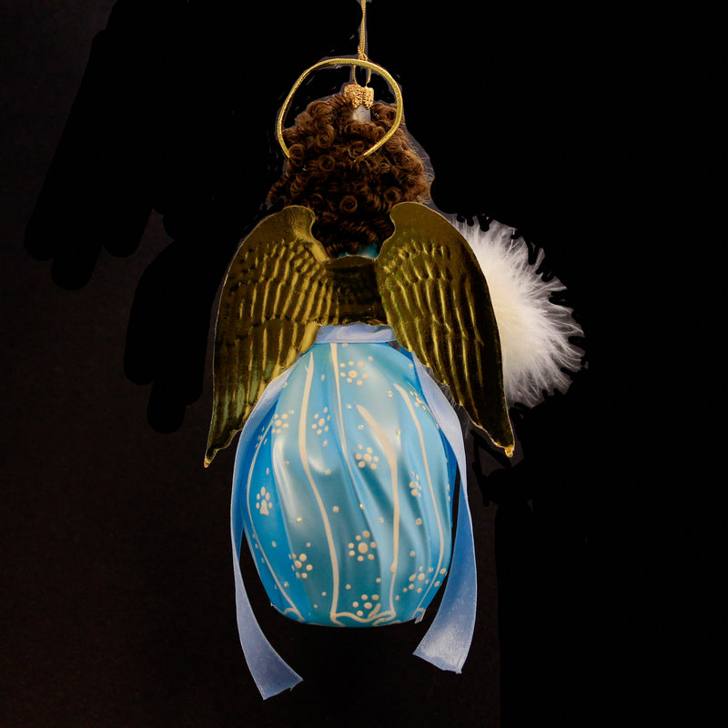 De Carlini Italian Ornaments Elsa With Snow Dove - - SBKGifts.com