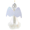 De Carlini Italian Ornaments Aspen Beauty With White Wings - - SBKGifts.com