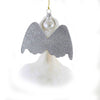 De Carlini Italian Ornaments Aspen Beauty With Silver Wings - - SBKGifts.com