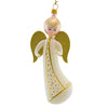 (63026) De Carlini Italian Ornaments Golden Angel On High, 5.50 Inch, Christmas Heaven Ornament An216wf